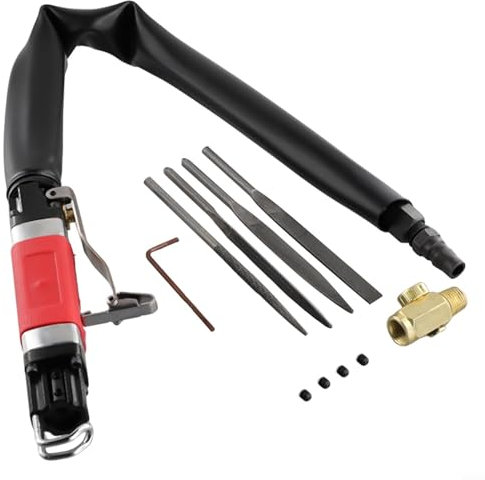 Pneumatischer Feilen-Kit, AF-5 Pneumatisches Feilen-Set für Säbelsäge, Werkzeug zum Schneiden, Schleifen für Metall, Holzbearbeitung