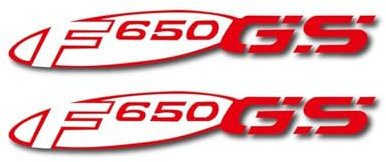 GQUIKGW Adesivo per Moto per BMW F650GS F 650GS F 650 GS Adesivo per Serbatoio Carburante per Moto(Red)