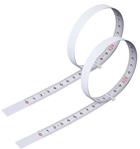 GXGM 2 Stück Selbstklebendes Maßband 1m Metrisches,Zum Aufkleben,1x 1m Rechts Nach Links