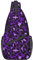 skdjowu Sling Bag Crossbody Sling Rucksack, wasserabweisend, Schultertasche, Outdoor, Reisen, Wandern, Tagesrucksack für Männer und Frauen (Makkaroni und Käse), Farbe: 572, One size