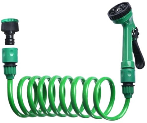 Garden Hose Pipe Expandable Garden Hose,10M Garden Coil Spray Guns Hosepipes Coil,5 Watering Modes Flexible Expanding,Retractable for Gardening Car Pet Washing