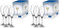 Villeroy & Boch La Divina Champagne Flute, Set 4pcs (Lot de 2)