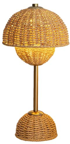 Sxmrmnx Small Night Light, Cute LED Bedside Lamp for Kids 3 Color Modes Boho Lamp Nightstand Lamp Portable Decorative Lamp