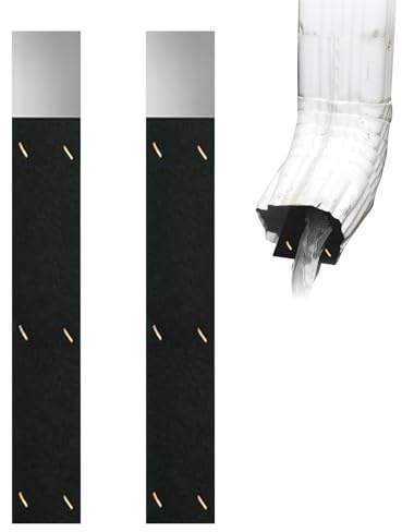 Gutter Noise Dampener, 2 Pack Outdoor Drainage Ditch Dampener, Gutter Drip Silencer, Rain Noise Downspout Drip Silencer, Drainage Noises Reducer Tool for Park, Garden, Yard, Backyard