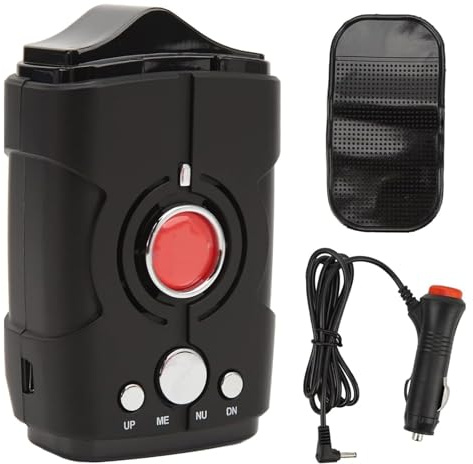Rilevatore radar per auto - Rilevamento della velocità laser, avvisi di velocità del veicolo in tempo reale e avvisi vocali, reazione rapida, scanner della polizia