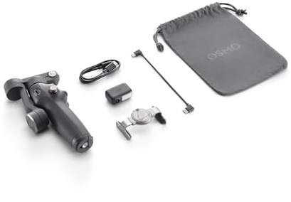 HYFOZAE per Osmo Mobile 7P per 7 Robusta stabilizzazione Gimbal a 3 Assi Durata della Batteria di 10 Ore e Ricarica del Telefono per Om(Osmo Mobile 7P)