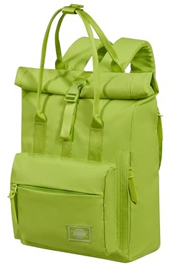 American Tourister Urban Groove UG16 Puff - Damen Rucksack mit verstecktem Rückenfach, Freizeitrucksack für Alltag, 17 L, Hyper Lime