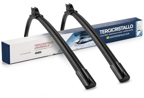 NLIGHTING Coppia Spazzole Tergicristallo Aero Flat Compatibili con Ford C-Max Restyling 2010-2019, 70-65 cm Kit Anteriore Montaggio Rapido