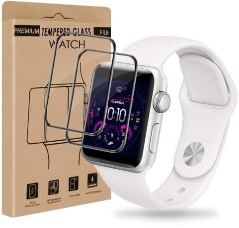 Bodyguard 2 Stück für Panzerglas für Apple Watch 4/5/6/SE/SE2/SE3 40mm | Passt Perfekt HD-Klar 100% Touchgenauigkeit Anti-Kratzen Stoßfänger Sturzresistent