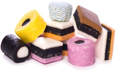 Liquorice Allsorts 250 gram bag (1/4 kilo)