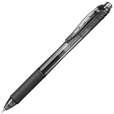Pentel BLN105-A Gel-Tintenroller EnerGel mit Druckmechanik 0.25 mm, 12 Stück