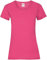 Fruit of the Loom Women's Valueweight Short Sleeve T-Shirt, Fuchsia, 12 (Manufacturer Size:Medium)
