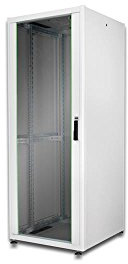 DIGITUS Netzwerkschrank - 19-Zoll Rack 42HE - 80x80 cm - Dynamic Basic Serie - Traglast 600 kg - Nutztiefe 750 mm - Grau
