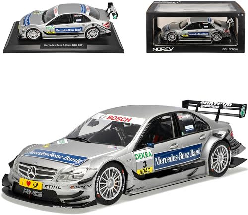 Norev Mercedes-Benz C-Klasse W204 No 3 Bank Spengler DTM 2011 1/18 Modell Auto