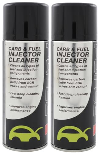 (Pack of 2) 400ml Carb & Fuel Injector Cleaner - Carburettor Carbon Cleaner Spray