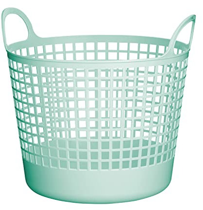 Like-It Storage Basket, Polyethylene, Mint Blue, W16.14 x D14.57 x H14.76