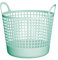 Like-it Wäschekorb, Aufbewahrung, rund, hergestellt in Japan, 25 l, SCB-1, mintblau