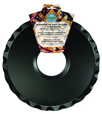 R&M Nonstick Pie Drip Catcher 12.25 - Round Oven Spill Catcher for Pies, Casseroles & Baked Goods