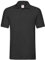 Fruit of the Loom Men's Polo Shirt - Black - XX-Large