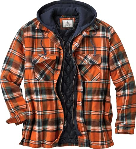 Legendary Whitetails Herren Maplewood Kapuzenjacke Hemdjacke, Tomahawk Plaid, X-Large