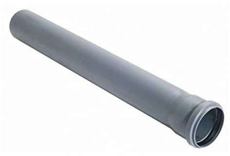 Waste Pipe Connecting Pipe for Waste Water Pipe DN50 HT Bend Tube with Sleeve, Länge 250mm