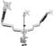 RICOO Monitorhalterung 3 Monitore Gasdruckfeder Bildschirmhalterung Triple Arme für Computermonitore 15-29 Zoll Monitor Halterung TS9911 Monitor-Arm 3er Bildschirm Stand Tischhalterung Monitor-Halter