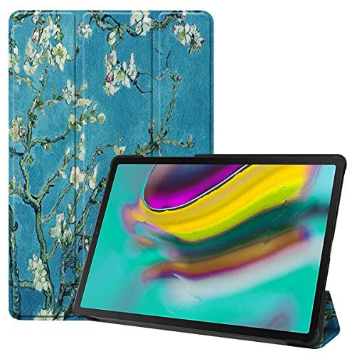SATURCASE Samsung Galaxy Tab S5e 10.5 Hülle, Schön PU Leder Folio Standfunktion Schutzhülle Tablet Tasche Hülle für mit Auto Sleep/Wake Funktion für Samsung Galaxy Tab S5e 10.5 SM-T720 T725 (KN-6)
