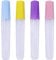 HEALLILY Needle Tube Holders Transparent Plastic Sealed Bottle Needle Holder Storage for Sewing Embroidery Accessories 4pcs