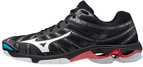 Mizuno Unisex Wave Voltage Volleyball-Schuh, Schwarz/ Weiß/ 199c, 39 EU