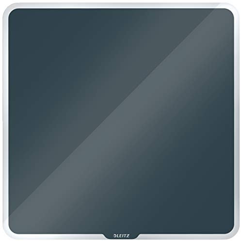 Leitz magnetisches Whiteboard aus Glas, 450 x 450, Samtgrau, Cosy-Serie, 70430089