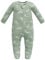 Owlivia Baby Schlafstrampler aus Bio Baumwolle, für Mädchen und Jungen, Langarm, mit Fußen (Feder, 0-3 Monate)