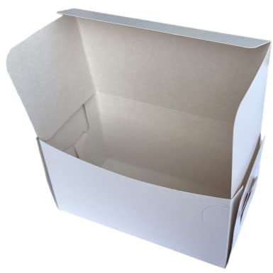 bag it Paper Cake Boxes Single Slice Wedding - Party/Favor Boxes - 6 x 3 x 3 - Pack of 10