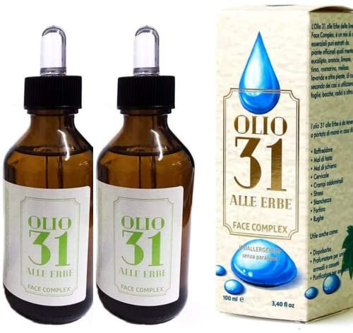 OLIO 31 ALLE ERBE AROMATICHE FACE COMPLEX 100m (2 Confezioni)