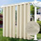 ZJXSNEH Panneaux de Rideaux extérieurs imperméables Rideaux de Patio occultants pour Porte coulissante Foyer tonnelle Beige(Largeur x Haute) L160cm x H140cm x 1PC