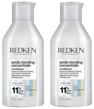 Redken Pflegende Spülung mit intensivem Schutz vor Farbverlust, Konzentrierte All-In-One Formel, Acidic Bonding Concentrate Conditioner, 2 x 300 ml