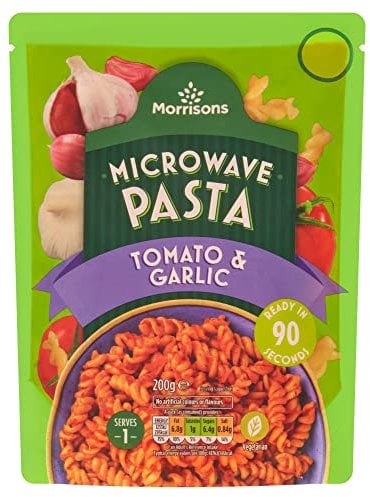 Morrisons Microwave Pasta Tomato & Garlic 200g