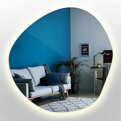 Tulup Cloud Hängespiegel Für Das Badezimmer Prime Warm LED Licht 60 cm