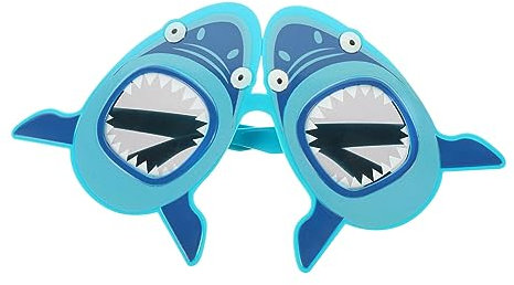 OATIPHO Hai-brille Kinderparty-sonnenbrille Tier Sonnenbrille Neuheitsbrille -sonnenbrille Lustig Goody-bag-füller Lustige Tropische Sonnenbrille Karikatur Bankett Abs Sommerstrand