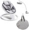 Munchkin Electric Baby Bouncer Bluetooth Enabled Baby Rocker Swing, Newborn Soothing Chair with Motion & Sounds (Grey/White) + Munchkin Travel Carrying Case + Munchkin Baby Bloom Toy Mobile