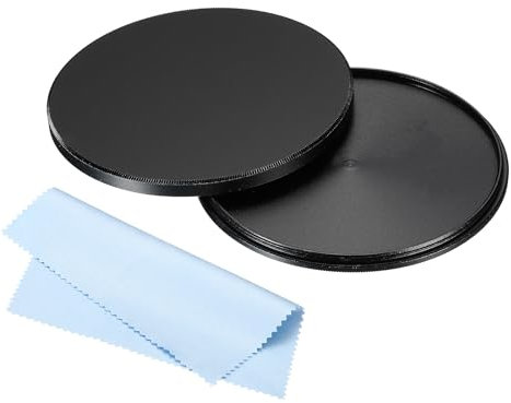 PATIKIL Cache D'Objectif de 72 mm, Couvercle de Protection D'Objectif D'Appareil Photo Universel pour Filtre D'Objectif, Boîtier de Protection Avant en Métal avec Chiffon de Nettoyage