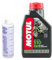 Kit de 1 litro de aceite mezclador de mezcla y medidor Motul 510 de 2 tiempos para moto Scooter Cross ATV Quad