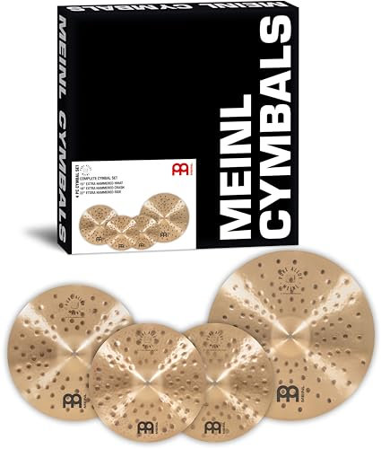 Meinl Cymbals Set completo tradizionale in lega pura, prodotto in Germania, garanzia di 2 anni (PA-CS1)