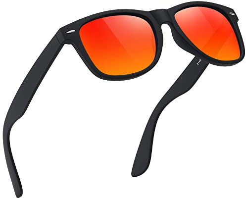 Glapeame Polarisiert-Sonnenbrille-Herren-Damen-Sonnenbrillen-Sunglasses-Men-Woman-Sonnenbrille Schwarz-UV400-Unisex-Retro-Vintage-Klassische-Polarisierte-Brille-Sportbrille-für Fahren-Camping,5