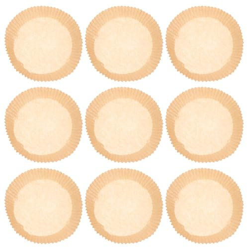 PRETYZOOM 100blätter Antihaft Backpapier Für Heißluftfritteuse Hitzebeständige Ölpapiere Vielseitig Einsetzbar Für Grill Ofen Und Mikrowelle Einfache Handhabung Und Backergebnisse