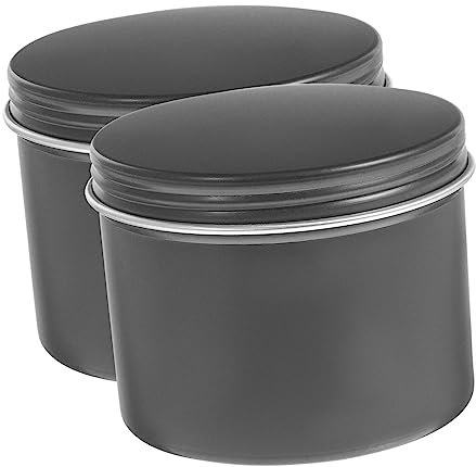 Alipis Runde Aluminium Aufbewahrungsdosen Mit Schraubdeckel 4Er Set 120Ml - Mini Vorratsbehälter Für Tee Kosmetik Diy Kerzen Und Kleine Gegenstände