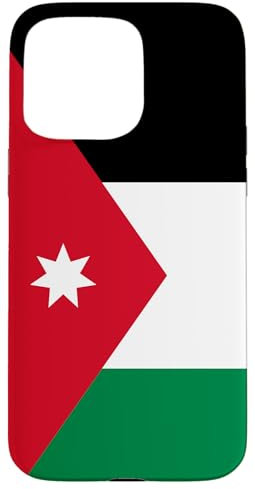 Hülle für iPhone 15 Pro Max Jordanische Flagge von Jordanien