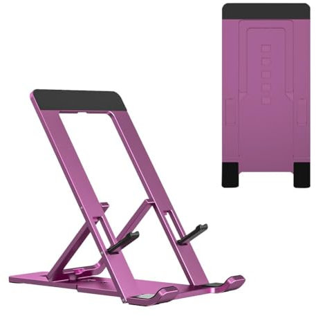 Tragbarer Telefonständer, faltbar, für den Schreibtisch, Aluminium, Phablet-Zubehör, Tasse, Handy-Ständer, Auto