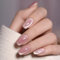 24 Stück Rosa Cat Eye Nägel Zum Aufkleben Kurz - Quadratische Press on Nails, Full Cover Künstliche Nägel, Kunstnägel Fake Nails Tips mit Nagelkleber Aufkleber für Frauen (Rosa Katzenauge)