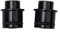 Steckachse auf Schnellspanner-Adapter, konvertiert 12 mm/15 mm Naben für Standard-QR-Gabeln (2 Stück 12 bis 9 mm)