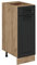 Vicco Küchenunterschrank R-Line, Anthrazit Landhaus, 30 cm ohne Arbeitsplatte